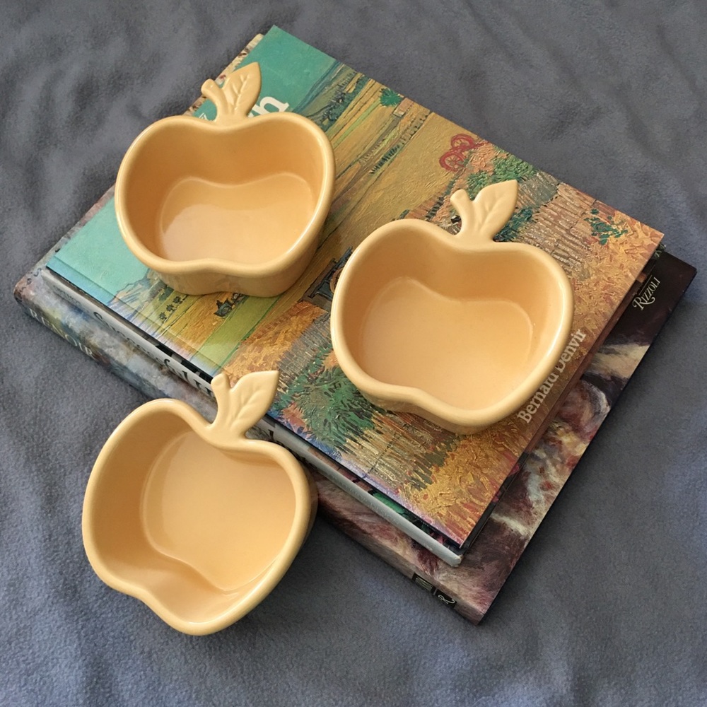 Chantal Yellow Apple Ramekin Set of 3
